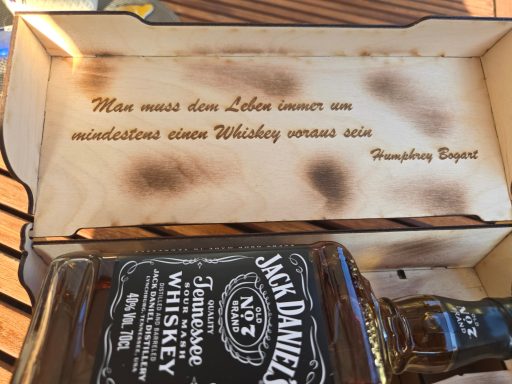 0140- Holzkiste Jack Daniels Nr.7, 700 ml