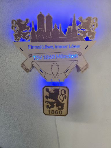 0130- LED Wandlampe TSV 1860 München