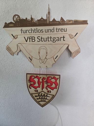 LED Wandlampe VfB Stuttgart